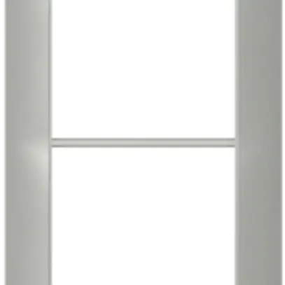 Cadre de recouvrement SIDUS 4×1 gris clair 