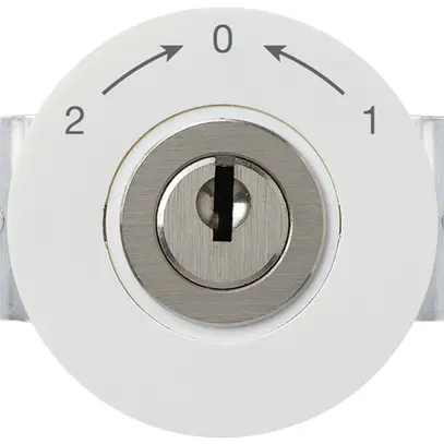 Inserto per contatto rotativo a chiave basico 1L invertitore KABA 8 2-0-1 bianco 