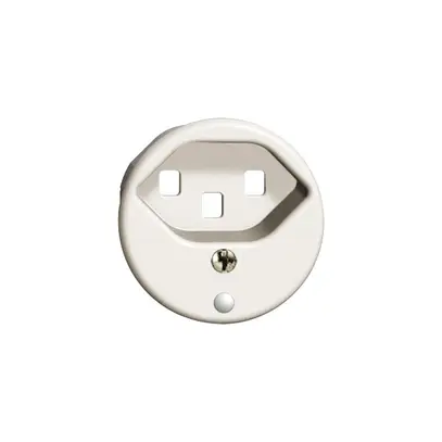 Disque frontal FH 1×T23 blanc Ø43mm, lentille, 