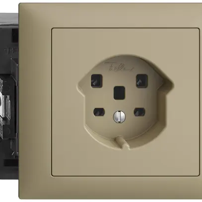 Presa INS EDIZIOdue T25 16A sand 53mm, morsetti a vite 