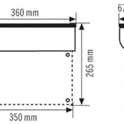 Luminaire de secours ESYLUX SLD LEDi SC/C montage mural 