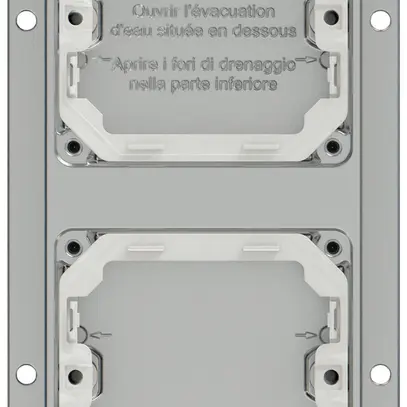 Intestazione AP ELEMENT 2×1 EMP alluminio 