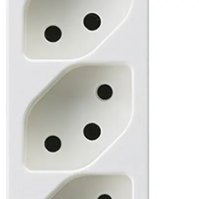 Presa INS FLF 4×tipo 13 L1 bianco per cavo piatto Technofil 
