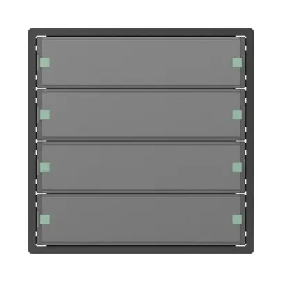 Corona per senseur poussoir SIDUS KNX FSet-ZE 4/8, antracite 