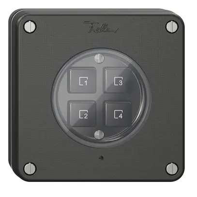 Poussoir scène ENC 4 scènes/4T NEVO Wiser noir 