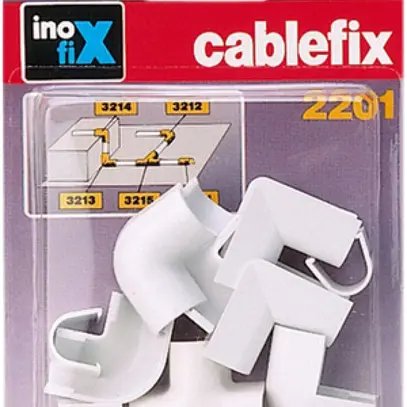 Verbindungsset cablefix für Kanal 7mm weiss 