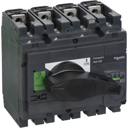 Lasttrennschalter Schneider Electric INS 4L 250A mit Drehgriff schwarz 
