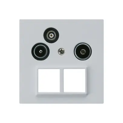 Prise pour antenne R/TV-Données kallysto HMS A 2GHz 14db gris clair 