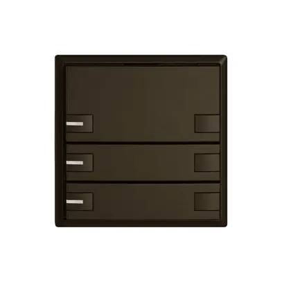 Pulsante universale EDIZIO.liv UNI SNAPFIX® c.LED RGB 3× com.2T ma 