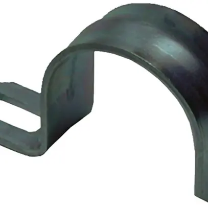Brida acciaio 1 vite M50 zinc. 