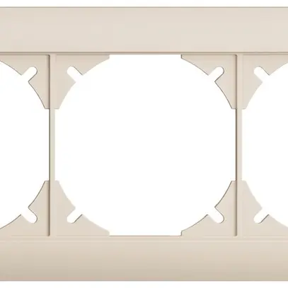 UP-Kopfzeile EDIZIOdue SNAPFIX® 1×3 horizontal 197×77mm crema 