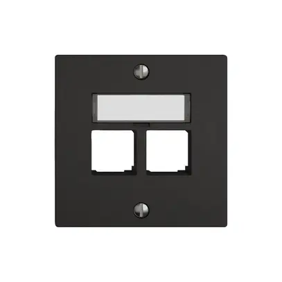 Kit di montaggio EDIZIO.liv EASYNET S-One SNAPFIX® destra per 2×RJ45 ne 