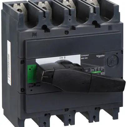 Lasttrennschalter Schneider Electric INS 4L 320A mit Drehgriff schwarz 