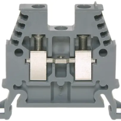 Morsetto di passaggio componibile WZ 16…35mm² 125A 1000V vite 2×1 DIN 35mm gr 