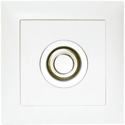 Poussoir ENC BSW EDIZIOdue blanc avec LED 