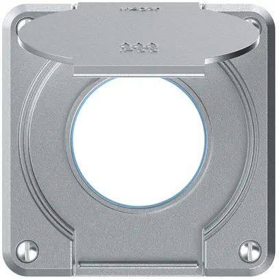 Partie supérieure robusto pour prise IP55 avec joint rond aluminium 