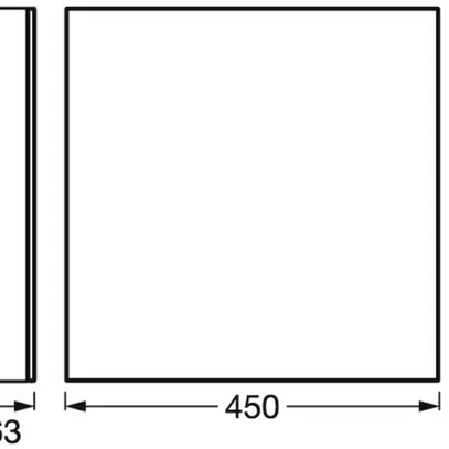 Plafonnier/applique LED LEDVANCE SMART WIFI 24.5W 1300lm 830…865 450×450mm blanc 