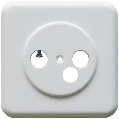 Placca di copertura scatola dati DD bianco 