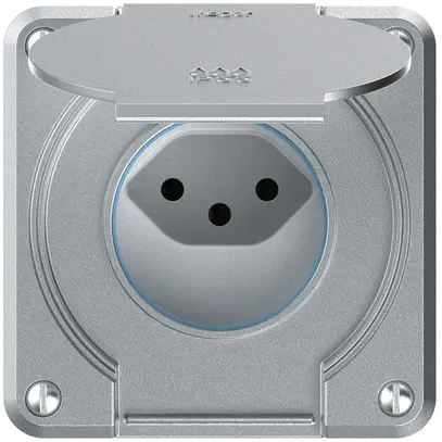 Prise ENC robusto 1×type 13 IP55 aluminium 