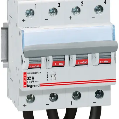 Interrupteur de charge AMD Legrand 800VDC 2P 32A 