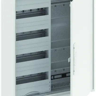 Distributeur AP ABB CA 24VM, 2-part 4 rangées 48UM + media, porte 