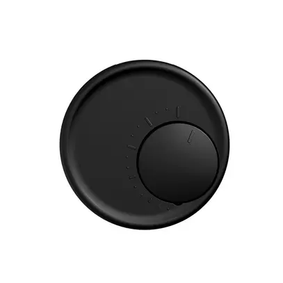 Kit frontale STANDARDdue nero per termost.ambiente 