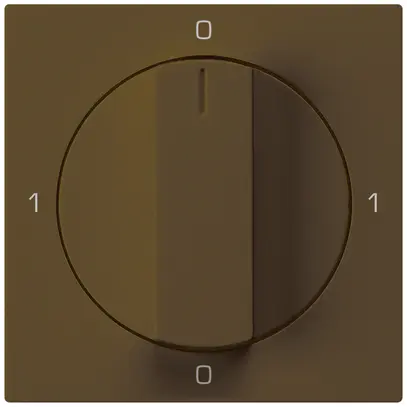 Intérieur pour interrupteur rotatif kallysto 0/1L brun avec manette 