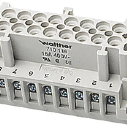 Intérieur prise femelle B16 0.5…2.5mm², avec protection de fil 1…16 