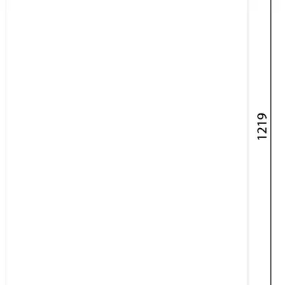 Porta sinistra Hager Univers 748×1219×12mm IP54 bianco 