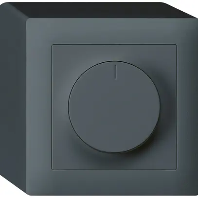Variateur rotatif station secondaire AP Hager kallysto anthracite 