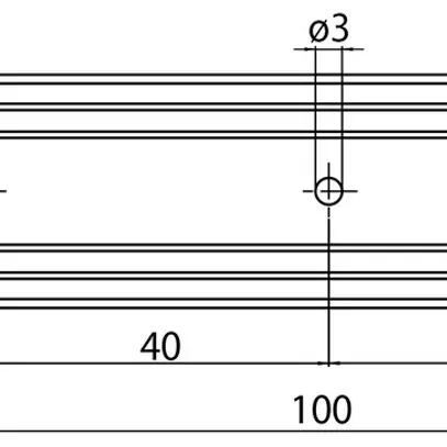 Schienenhalterung Sylvania OneTrack Aluminium 100mm×26.2mm×10.5mm weiss 