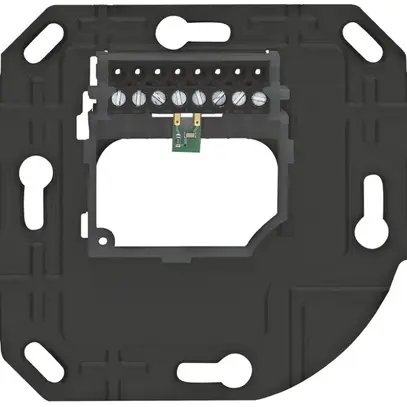 Placca di stabilizzazione Hager per elcom.touch/elcom.fon, acciaio, nero 