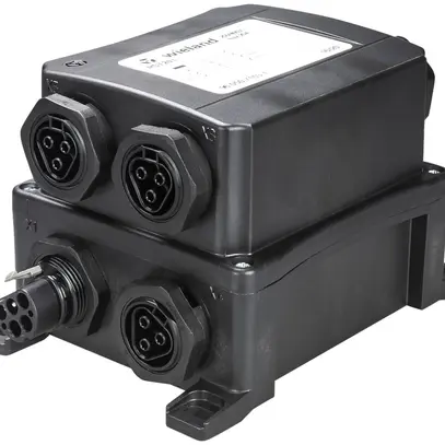 Scatola di distribuzione Wieland 5L nero 