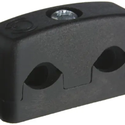 Brida per cavo 2×7…10mm Woertz nero 