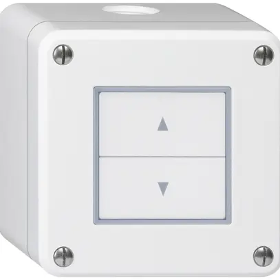 AP-Storentaster robusto IP55 weiss mit 2 Funktionstasten 