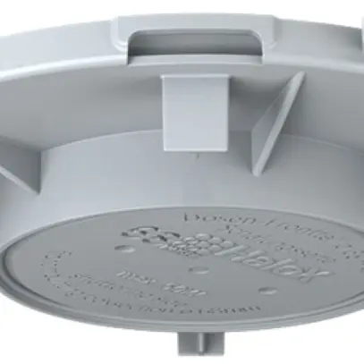 Placca frontale HaloX 100 per calcestruzzo in opera, uscita Ø68mm 