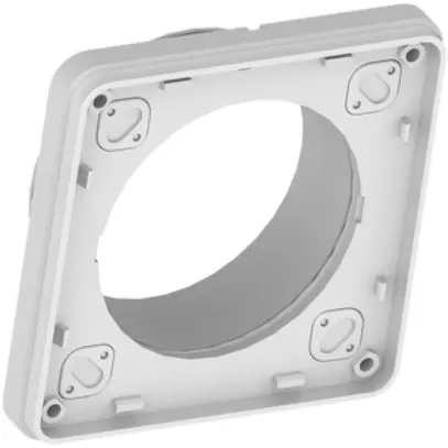 Plaque de montage SUPRA blanc 