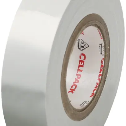 Nastro isolante Cellpack N° 128 PVC B=19mm L=25m bianco 