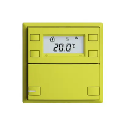 Pulsante RTH INC KNX 1×EDIZIOdue F lemon, con LED RGB 