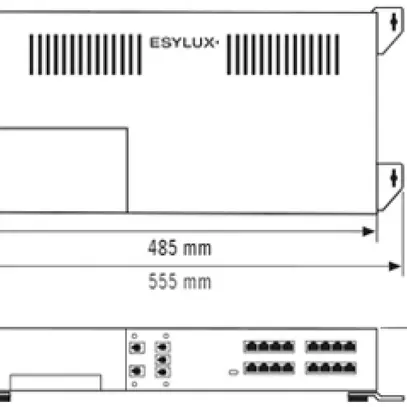 Controllo dell'illuminazione ESYLUX ELC SmartDriver-2 TW, DALI, IR, 8 volte 