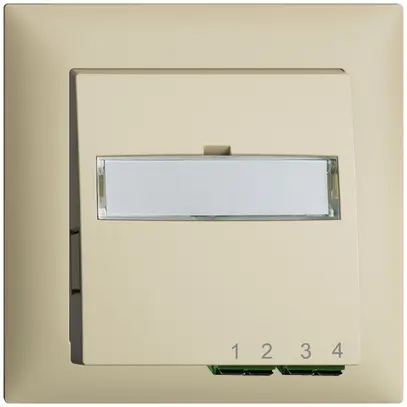 Boîte de raccordement ENC FTTH EDIZIOdue FH 2×LC APC Duplex FMI vanille 