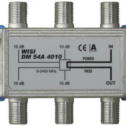 Dérivateur F WISI DM54A4010 4 fois 12.5…14dB 5…2400MHz 