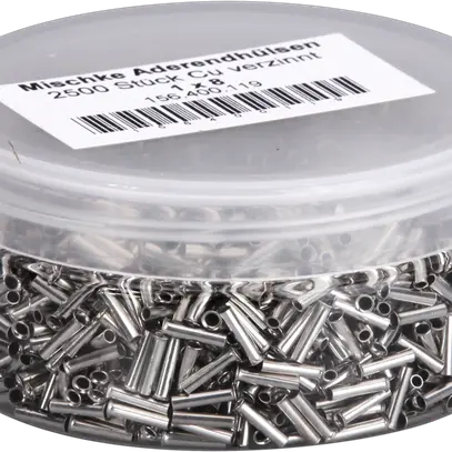 Embout de câble Mischke E DIN 46228 1mm²/8mm nu Cu-étamé 