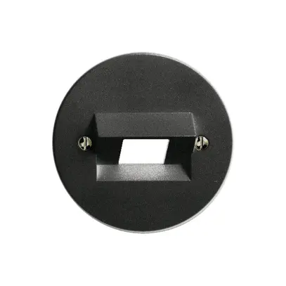 Disque frontal FH 1×RJ45 noir ITplus 58mm 