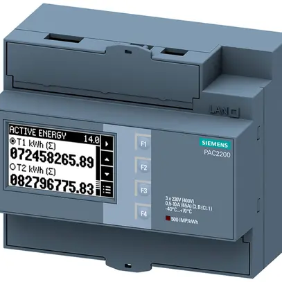 Appareil de mesure d'énergie AMD Siemens SENTRON PAC2200 3×65A ModbusRTU 