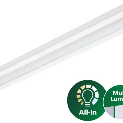 Plafonnier LED Philips CoreLine 43.5W 6800lm 840 DALI 1570mm blanc 