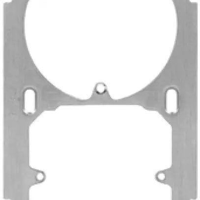 Plaque de fixation I-I Hager pour 2×FA6/M3/XLR 137×77mm 