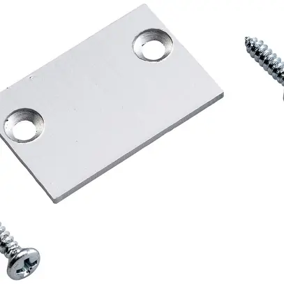Endplatte für Kabelkanal ELBRO, Aluminium, 30×20mm, mit Schrauben 