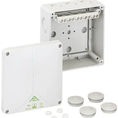 Boîte dérivation AP Abox-i 100 PC, 10mm², 140×140×79mm, IP65 