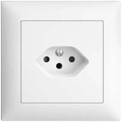 Presa INC EDIZIOdue T13 bianco 88×88×41mm 